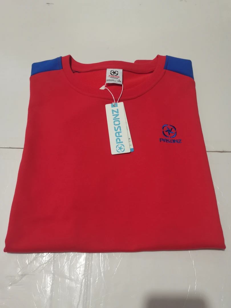 休闲运动拼色夏季球服厚款卫衣圆领