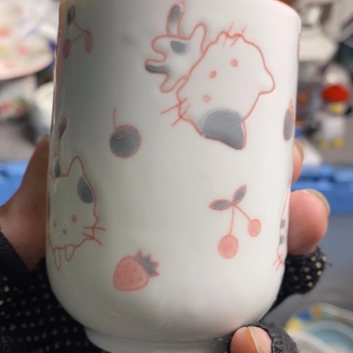熊***‍瓷片茶具差距茶具