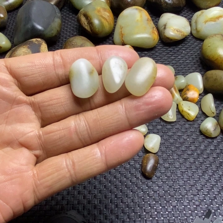 文***3未镶嵌和田玉（糖玉）珠宝奇石