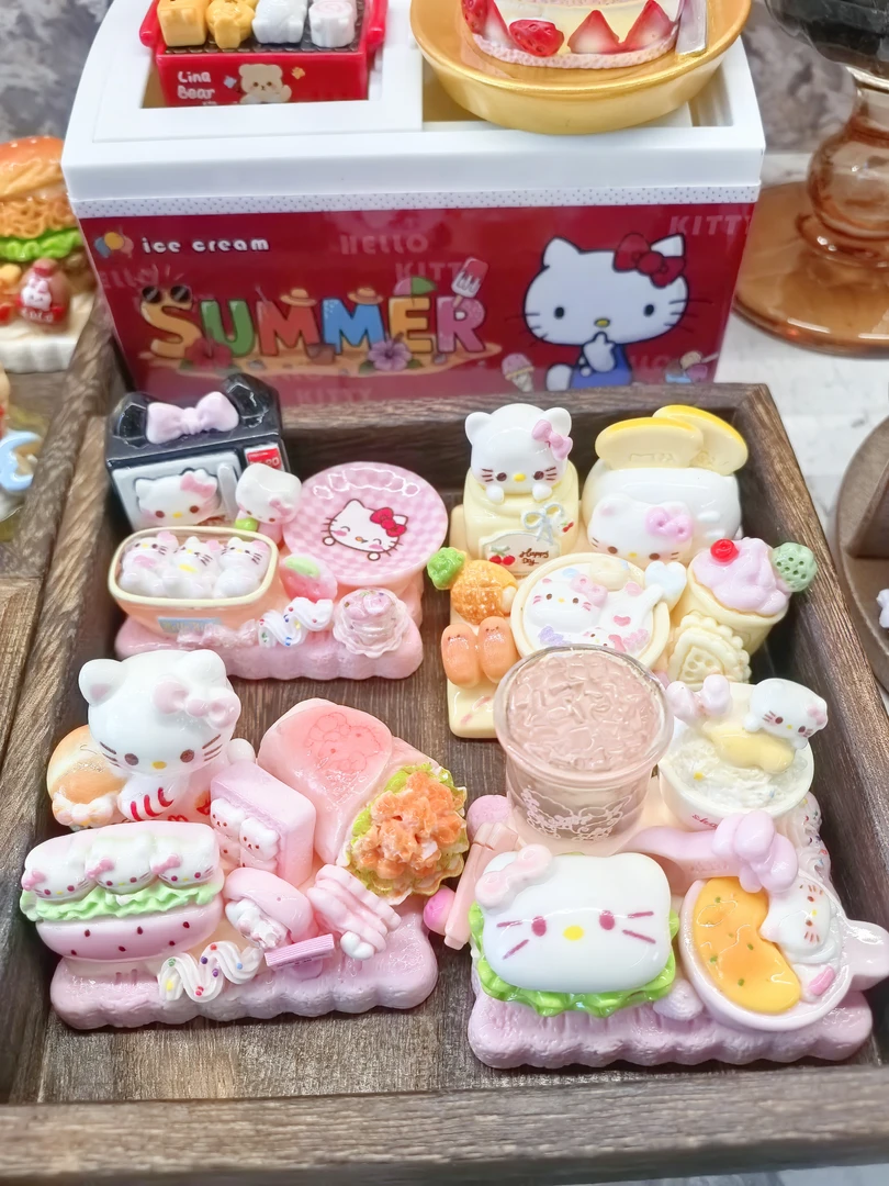 【代做拼盘】手工制作拼制微缩食玩可爱摆件冰箱贴