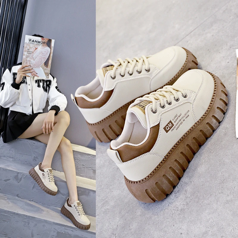 休闲女鞋2025春季新款小众百搭小白鞋子女款爆款运动休闲板鞋229
