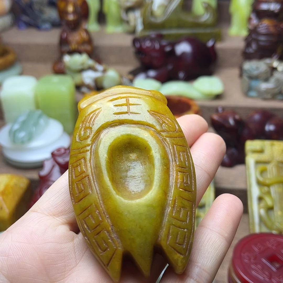 白玉菩提吊坠87。。