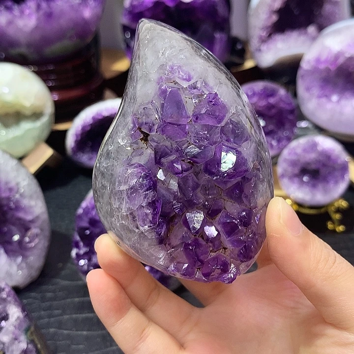 未镶嵌珠宝半成品紫晶