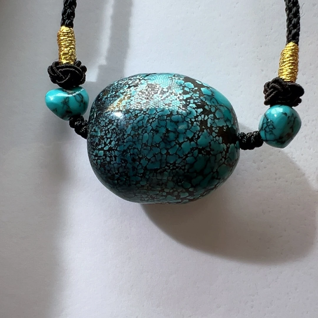 绿松石未镶嵌挂件