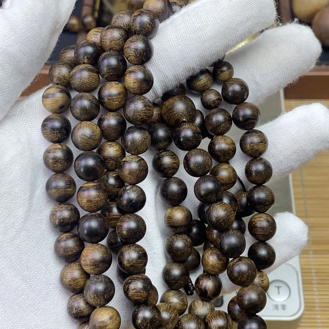 波***儿沉香手串达拉干…………