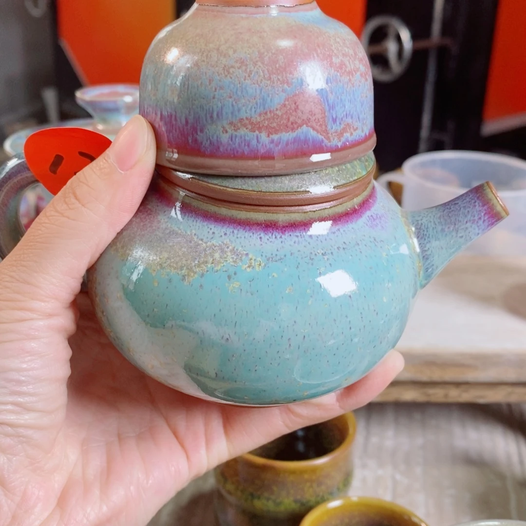 退***兵神后钧瓷手工，茶器
