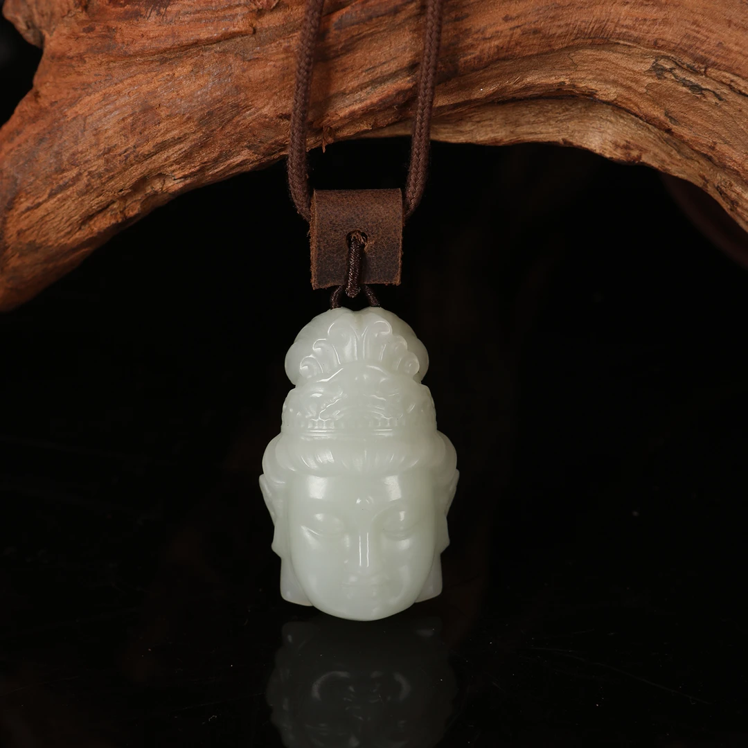『乐小福』观音*和田玉项链多样性发货