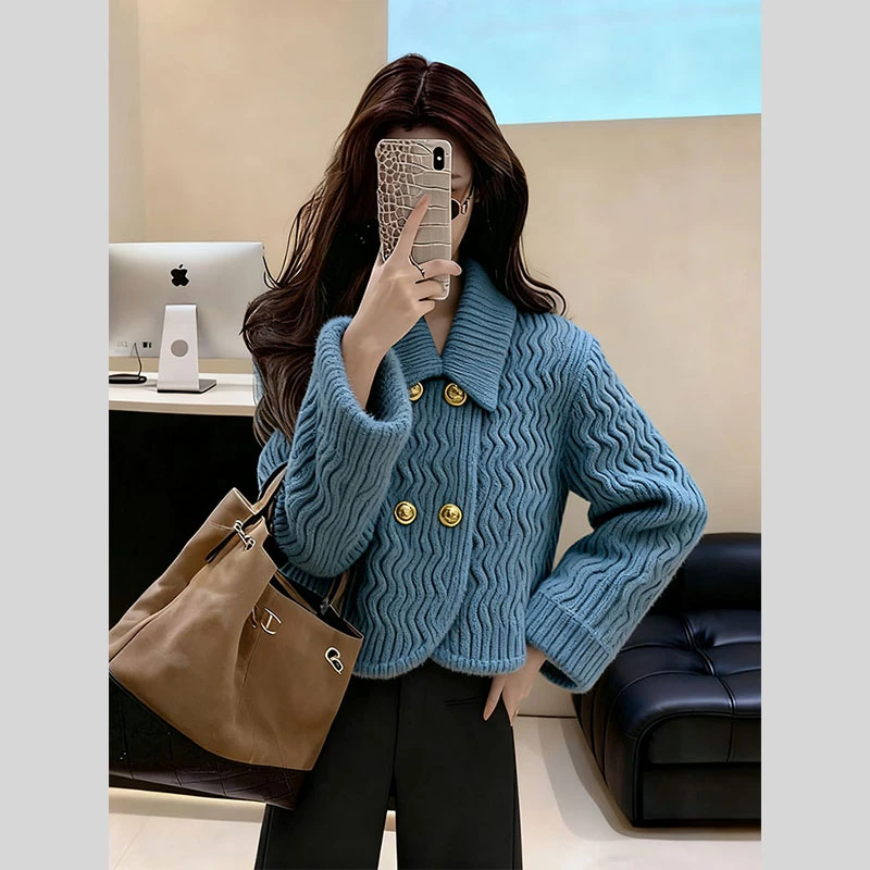 独特气质高级感绝美巨好看小香风外套女2025冬季新款今年流行爆款