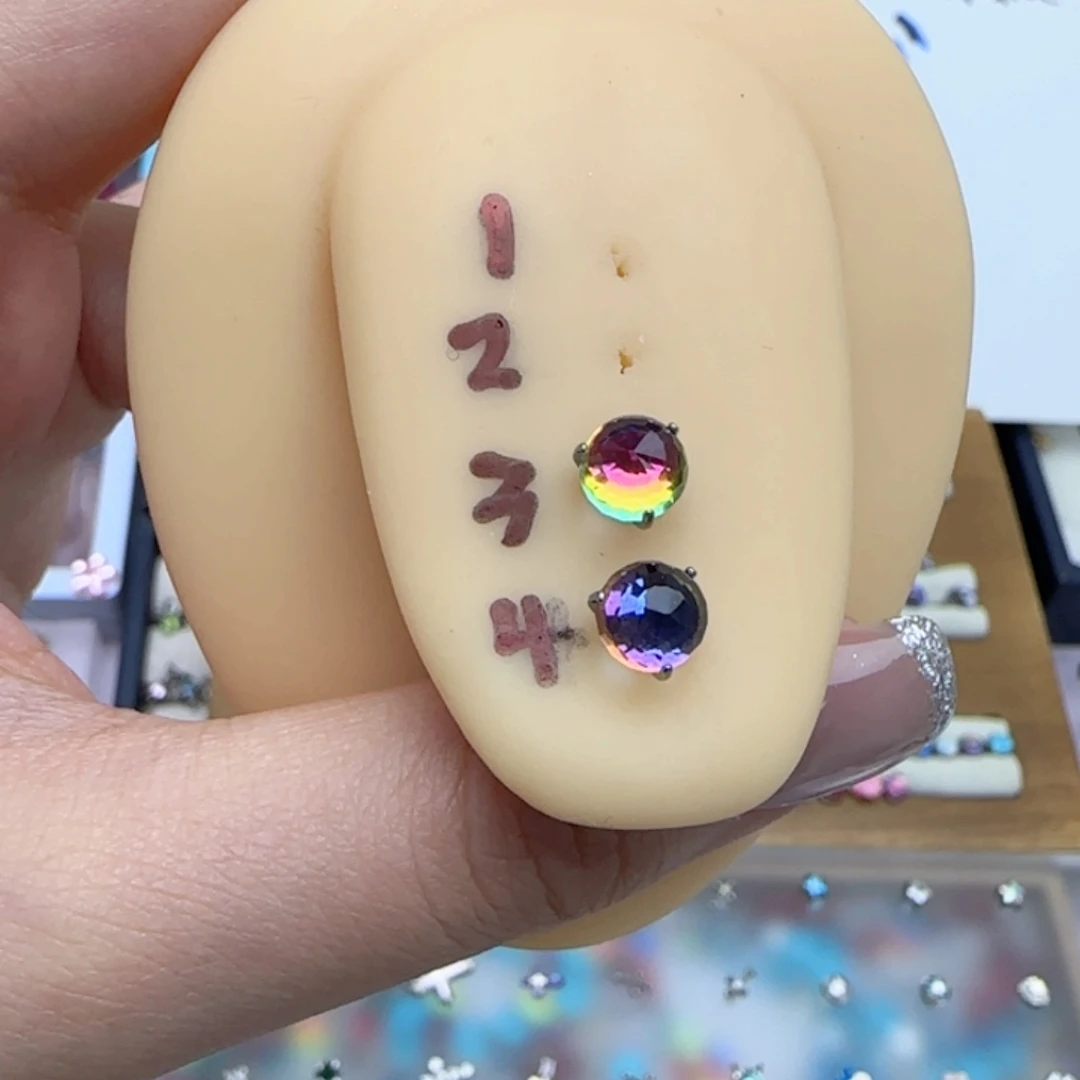 X***钛合金合金x宝宝0.9的舌钉1.2×14