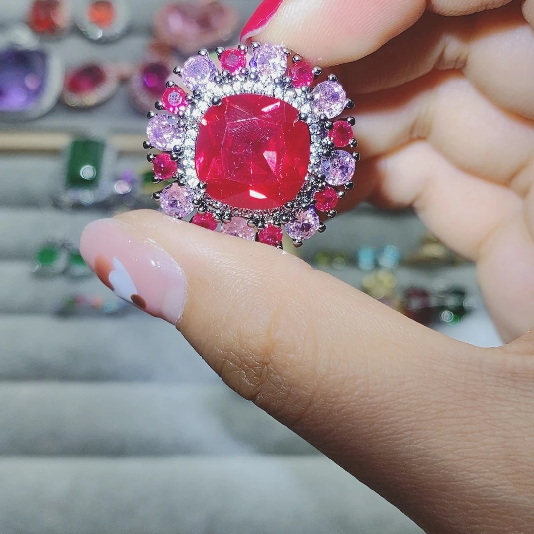 【闪购商品】托帕石耳饰银S925镶嵌