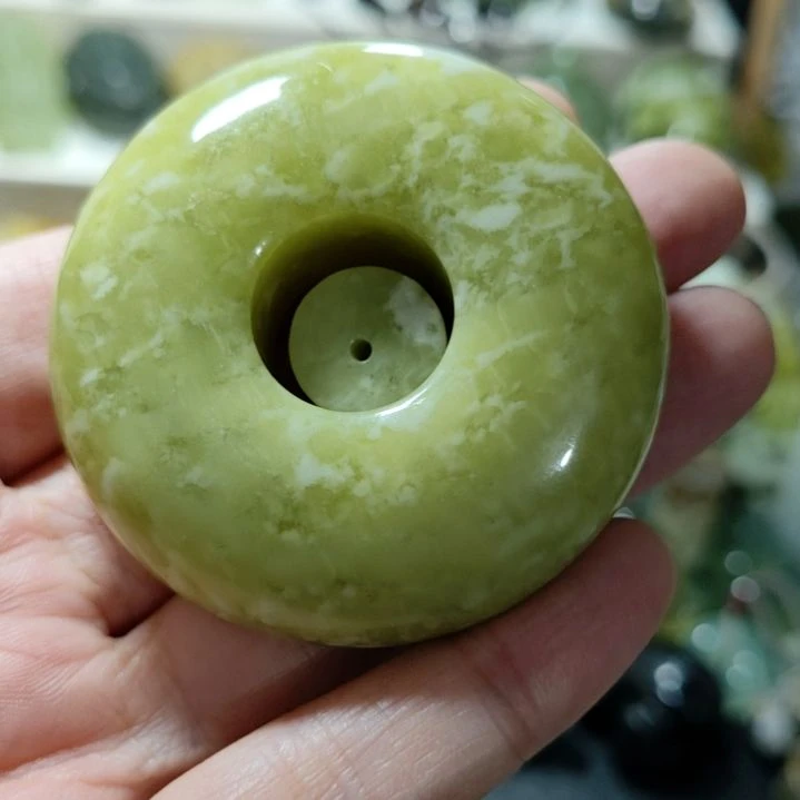 岫玉平安扣未镶嵌