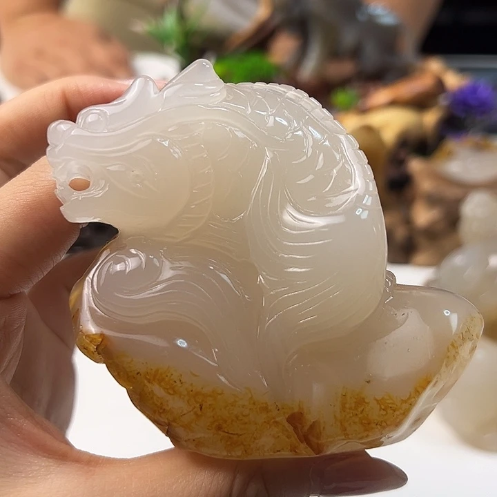 玛瑙/玉髓颈饰合金