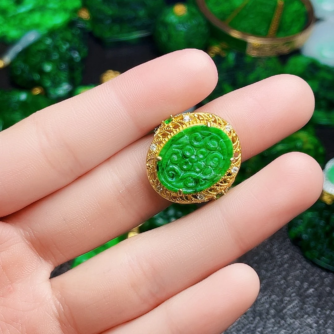 颈饰银S925镶嵌翡翠多样性