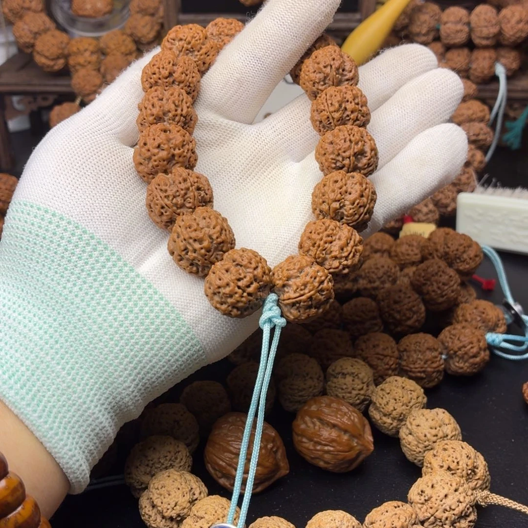 吊坠金刚菩提红皮梅花19mm