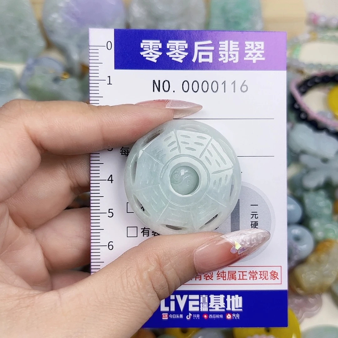 翡翠未镶嵌颈饰116
