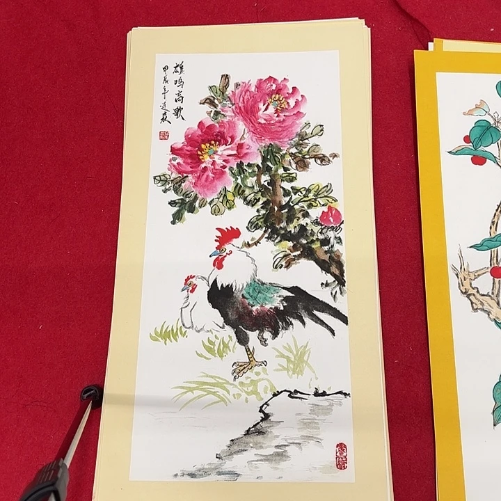 国画花鸟等图案和