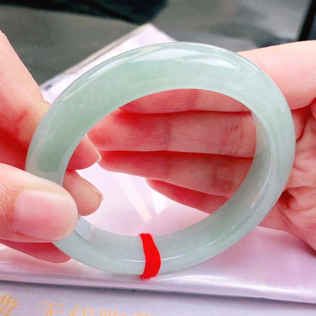 翡翠未镶嵌手镯缅甸天然a货翡翠手镯