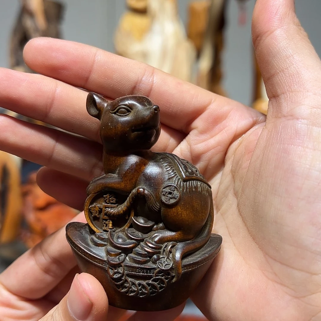 柏木小叶黄杨摆件