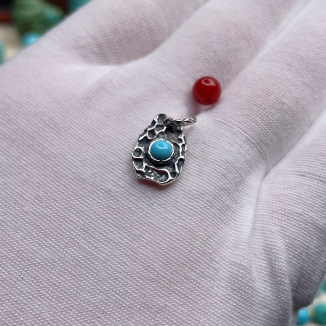 银S925镶嵌南红玛瑙珠宝奇石