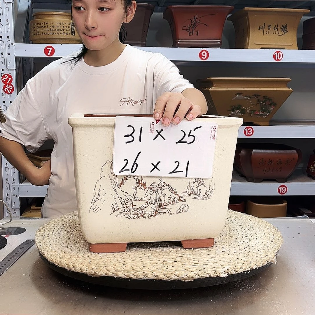 紫砂花盆紫砂花盆