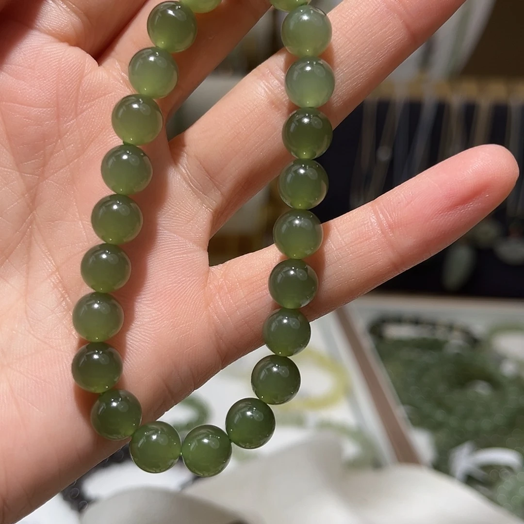 和田玉手串未镶嵌