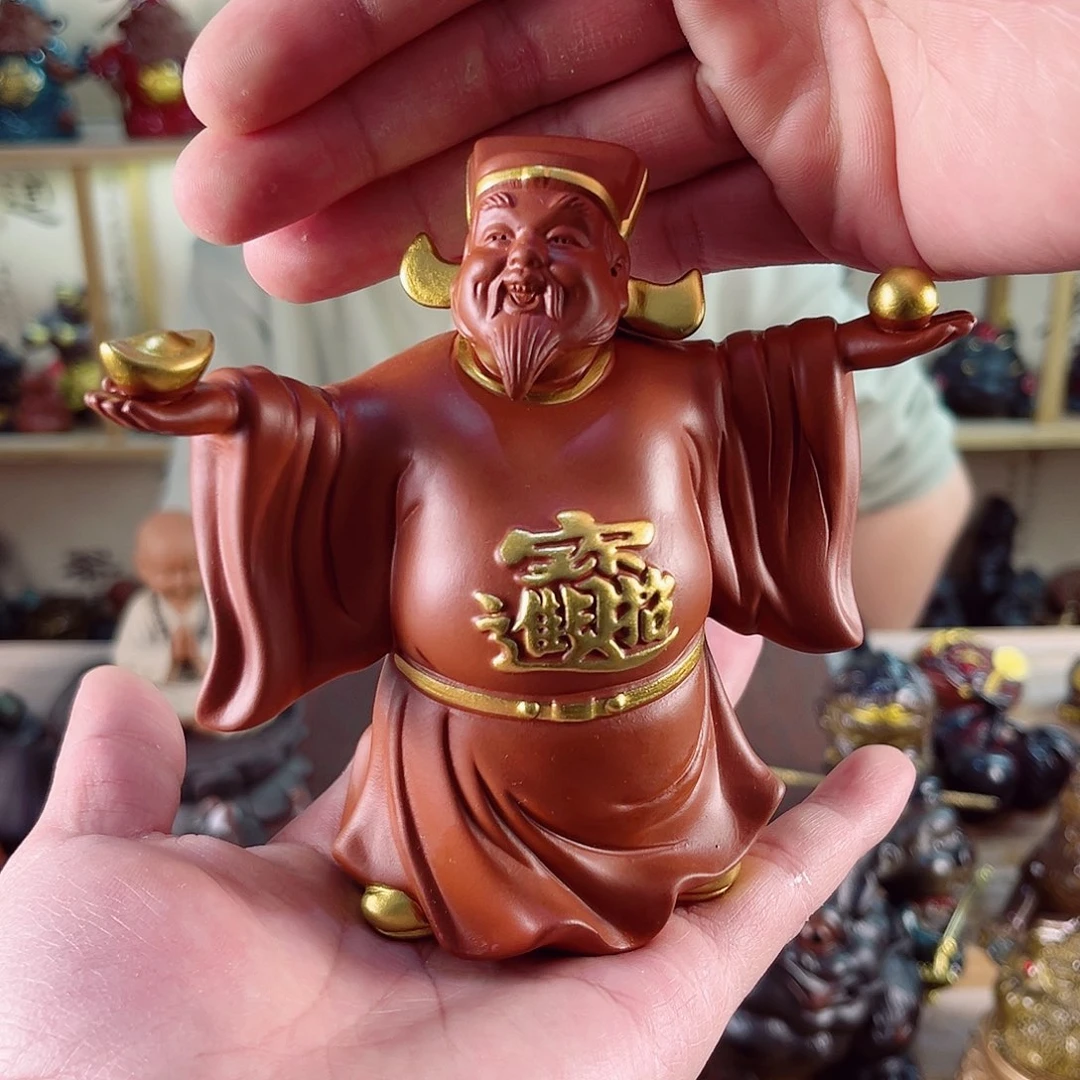 紫砂茶宠紫陶树脂茶宠摆件