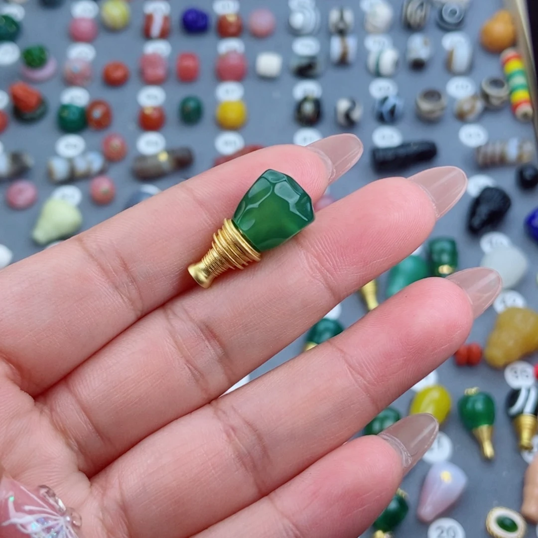 玛瑙/玉髓森柏珠宝配饰未镶嵌@**生