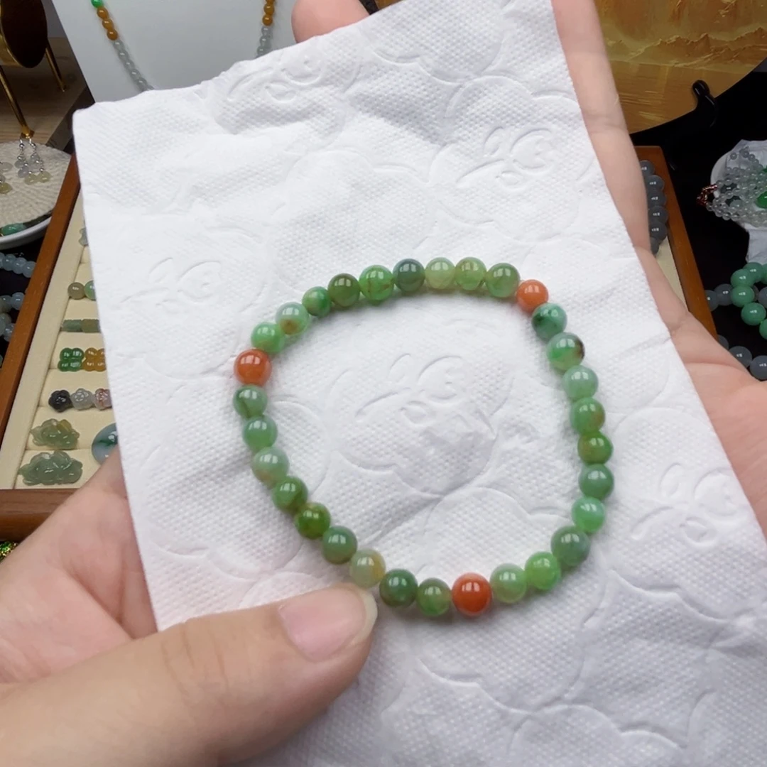 未镶嵌手链翡翠翡翠