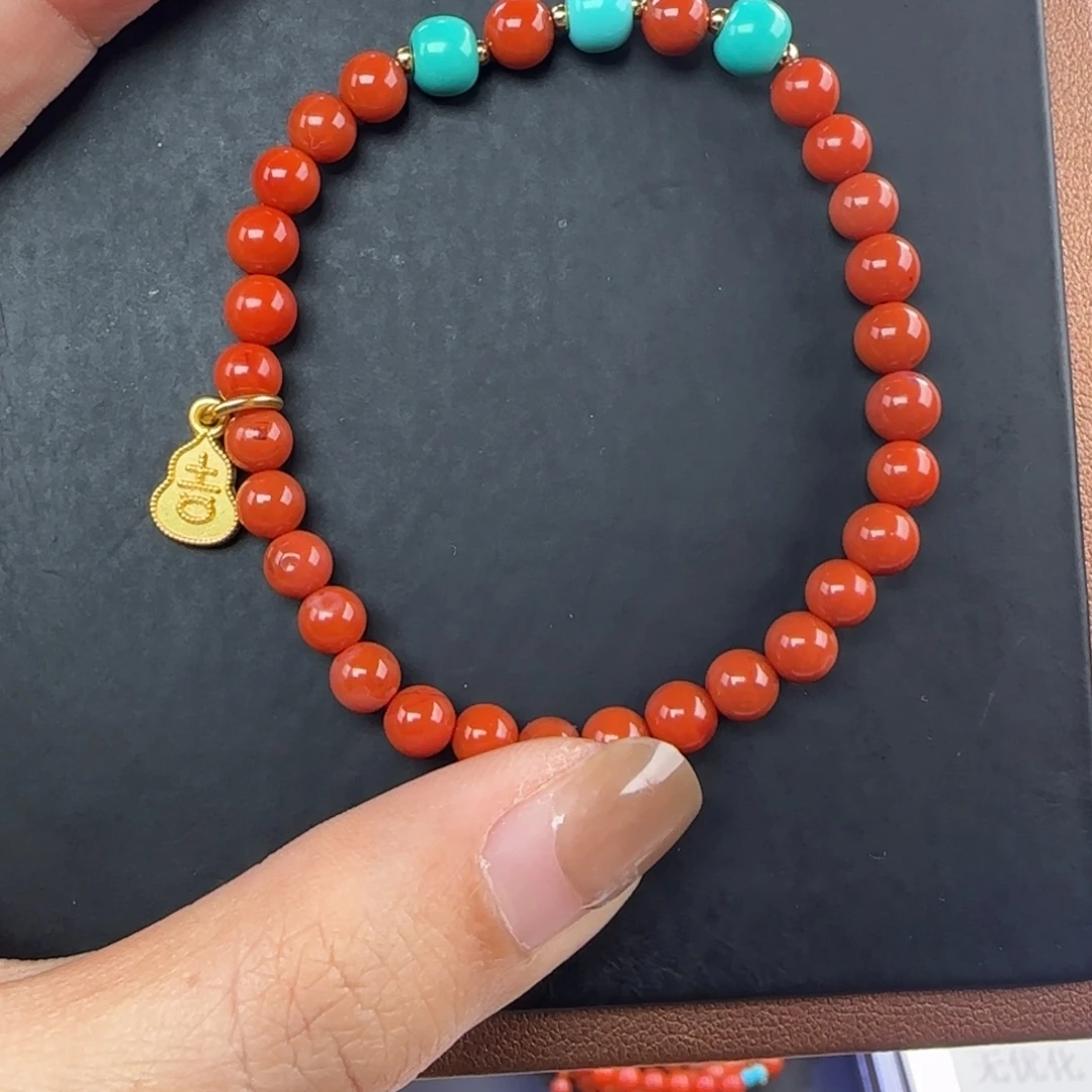 南红玛瑙未镶嵌手链