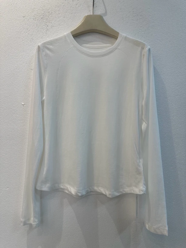 蜜地苏拉&春季新款T恤简约款显瘦百搭弯线纹面膜t休闲短袖#6132