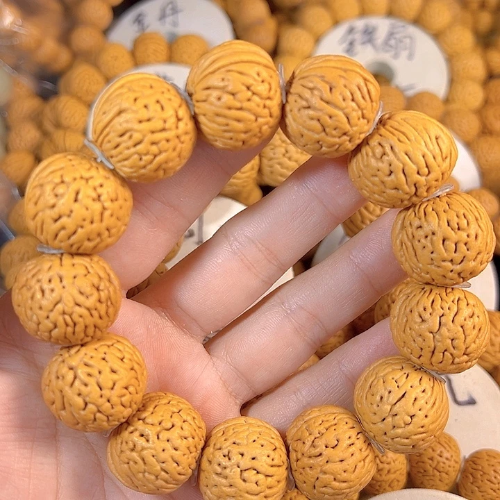 圆***1手串桃核白月光桃核手串