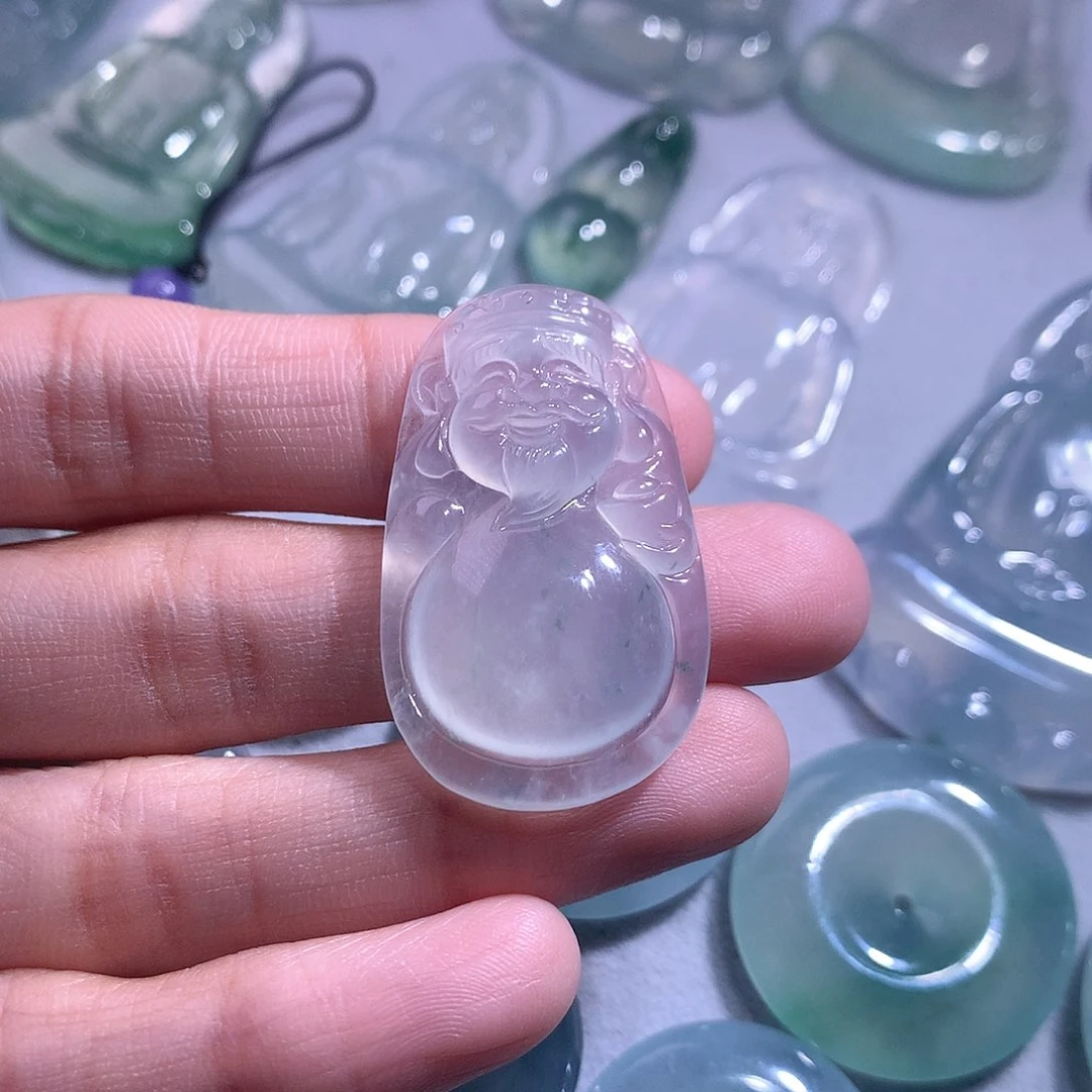 【闪购商品】翡翠颈饰未镶嵌财神