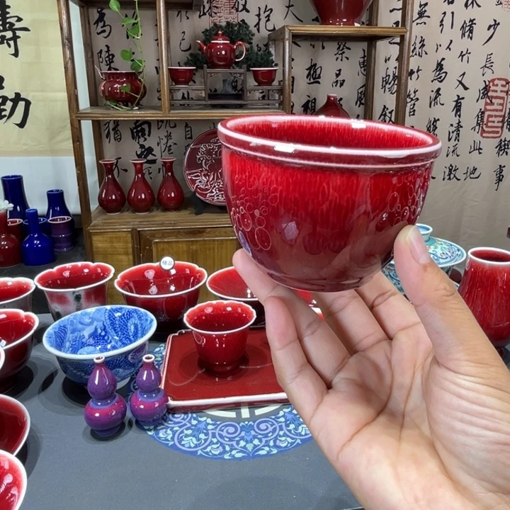 景德镇陶瓷浅行大缸杯