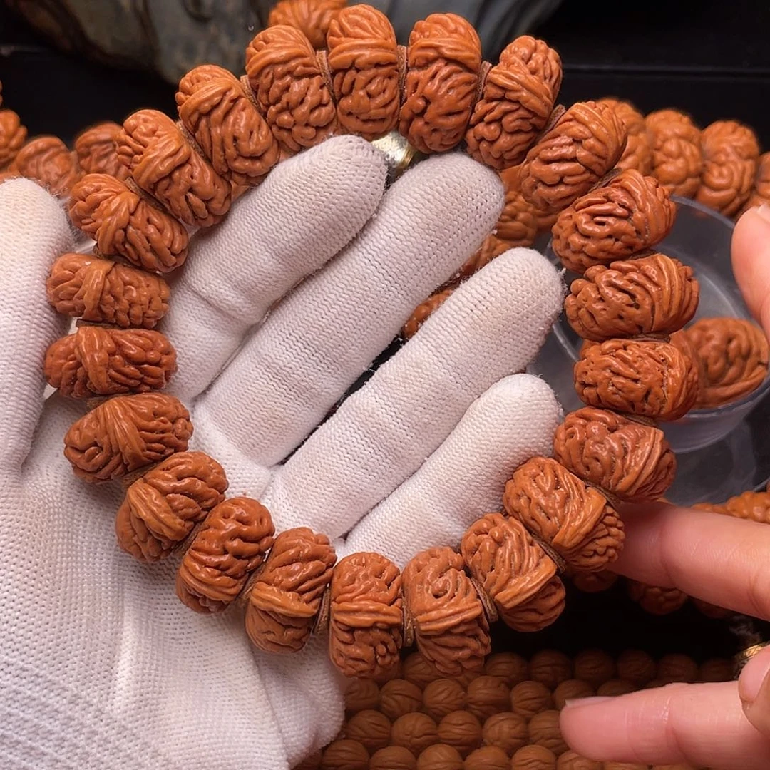 手串桃核红魔刺龙22，6