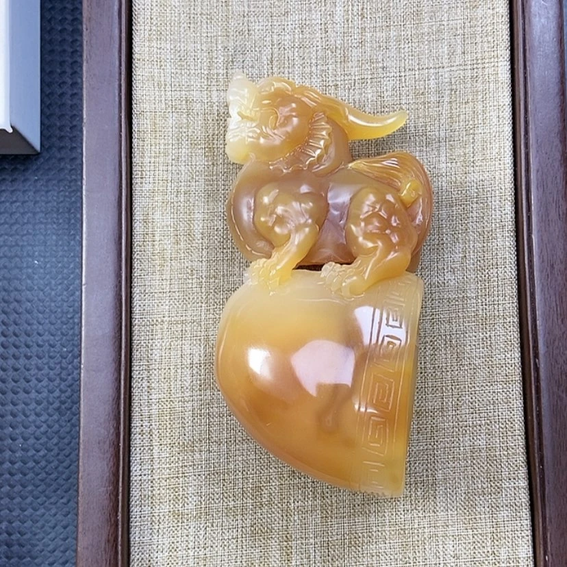 【闪购商品】未镶嵌手把件玛瑙/玉髓觉*