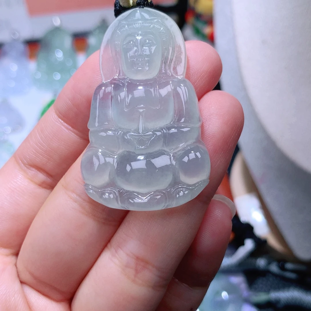 颈饰未镶嵌翡翠观音