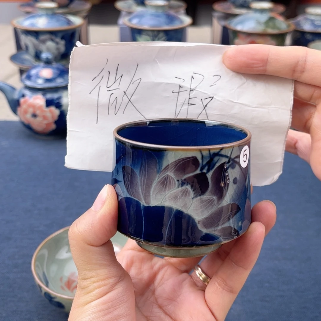 杯景德镇手绘手工茶具