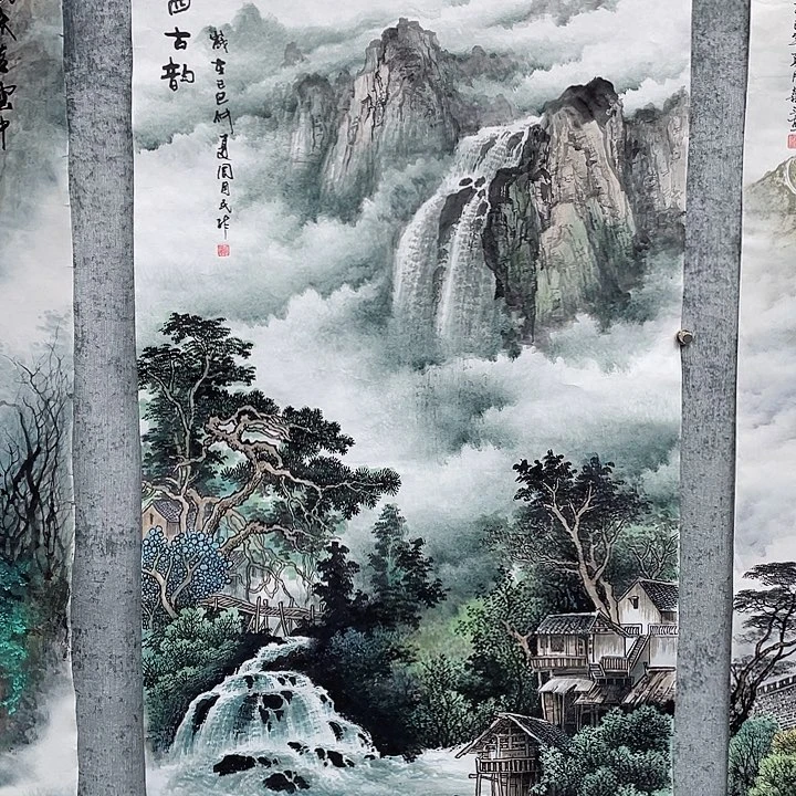 绘画贺*绘画作品周国民画芯