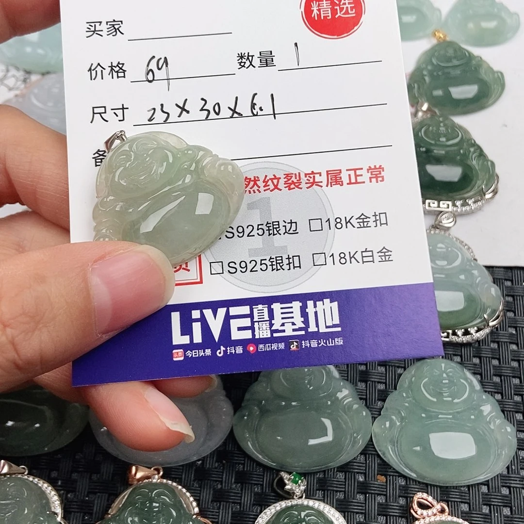 翡翠银S925镶嵌颈饰