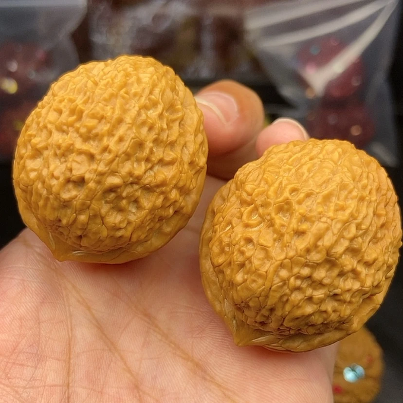 【闪购商品】把件文玩核桃41尺密纹狮子头53.4克
