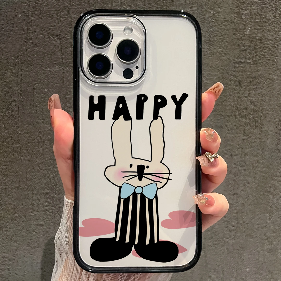 【AI键保护】开心兔子适用苹果16promax手机壳iphone15新款14