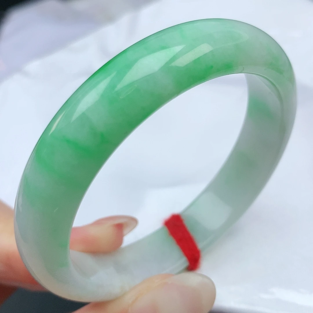 翡翠手镯未镶嵌53圈口882452