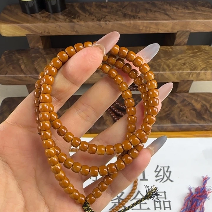 G***r橄榄核手串5.8mm 老挝核长串全品