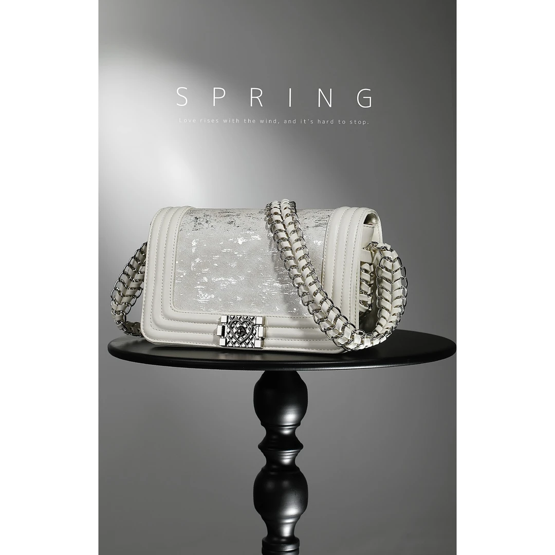 潮流单肩包链条设计小方包时尚百搭A0554