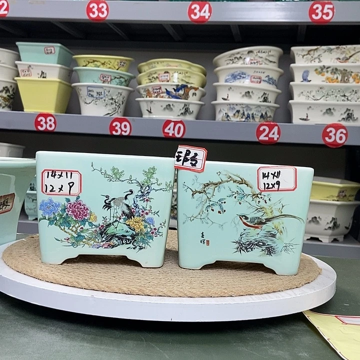 紫砂紫砂花盆0365