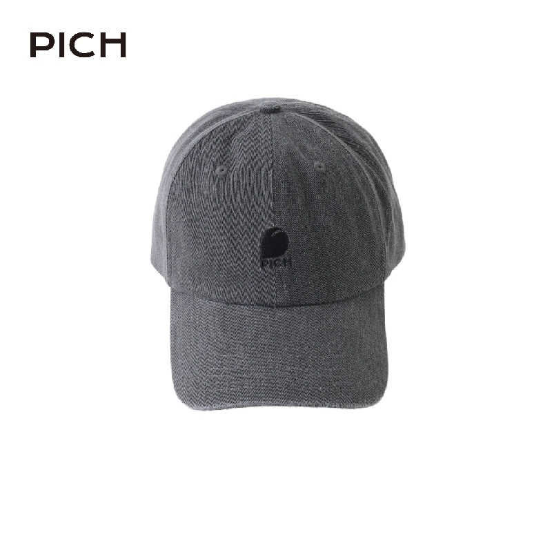 PICH logo刺绣棒球帽黑色