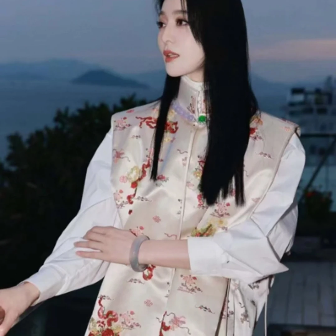 冰冰马甲中式国风小众设计马甲上衣