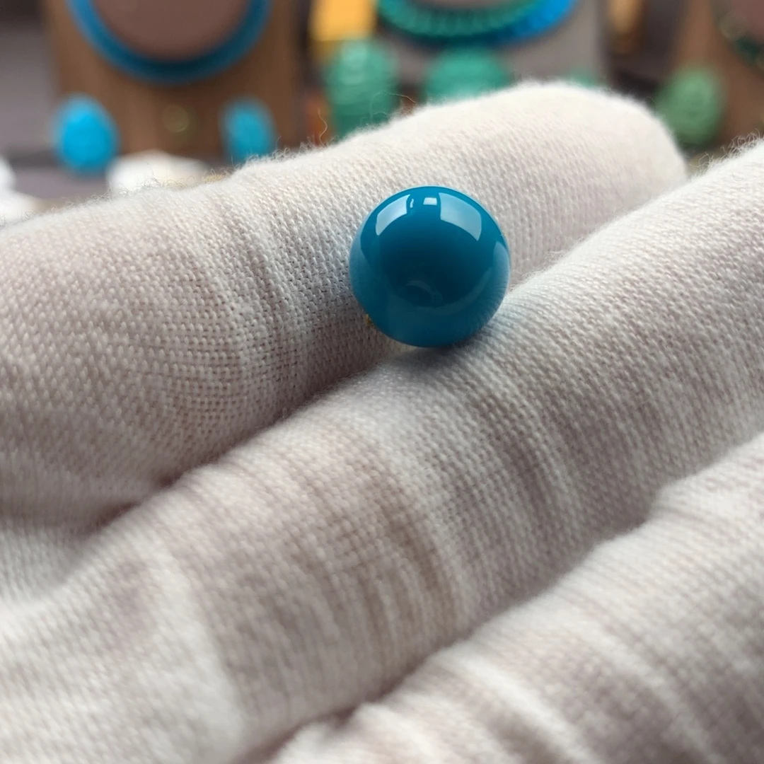 绿松石18K金镶嵌发饰