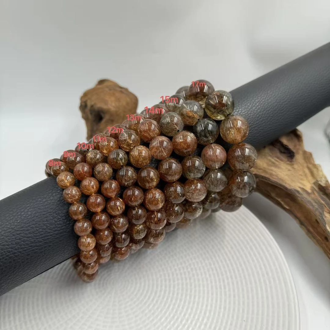 【爱上水晶】Z622 锦鲤烟花橘超七水晶手串 多样性发其一