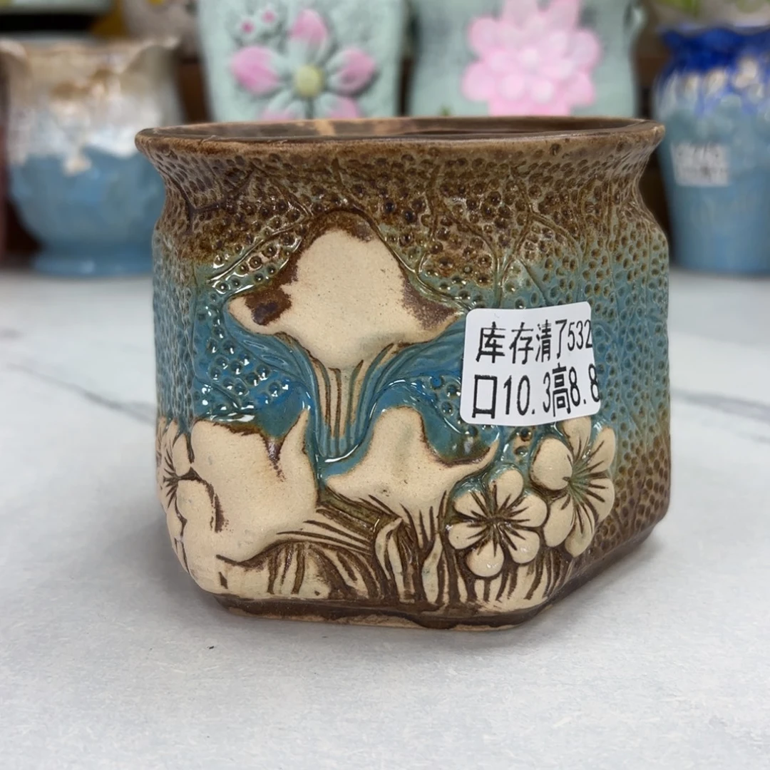 @夏西陶瓷花盆@@5535